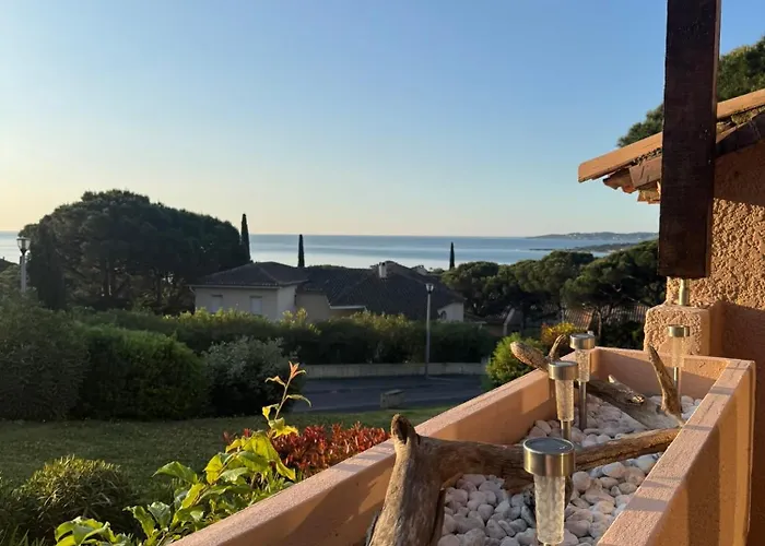 Vue Panoramique, Acces Plage, Piscine Lejlighed Sainte-Maxime